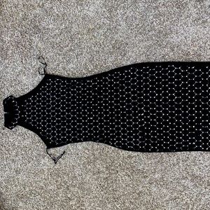 Sparkly black dress
